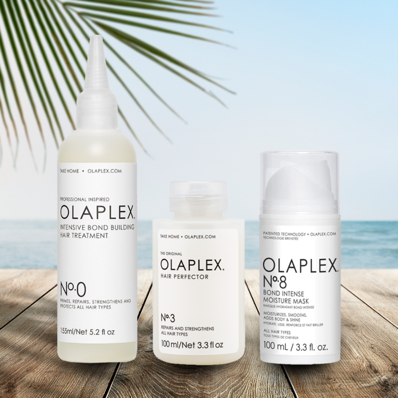 OLAPLEX NO.0 + OLAPLEX HAIR PERFECTOR NO.3 + OLAPLEX NO.8
